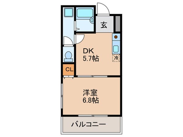 プルス塚本の物件間取画像